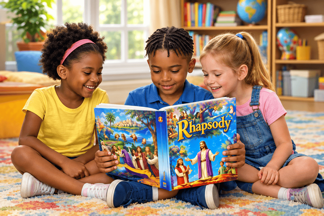 Children using the Rhapsody App